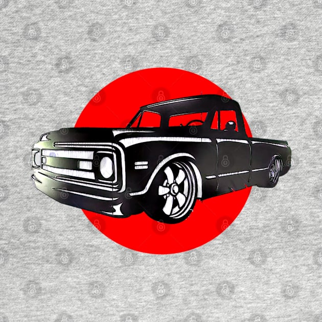 Chevy c 10 pickup t-shirt by Takurs